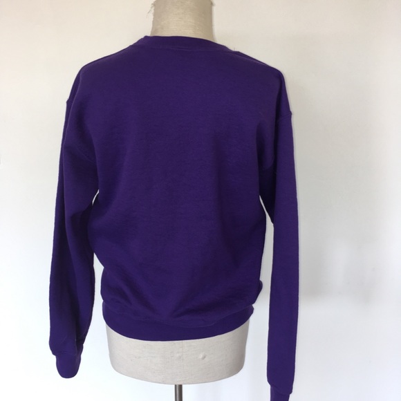 EYE ROLLING IS MY CARDIO ~ purple sweatshirt - Picture 4 of 7